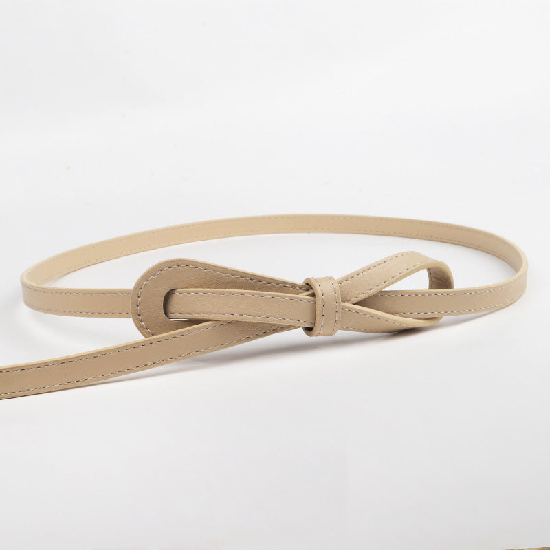 Women's With Thin Knotted Decorative Suit Waist Belts