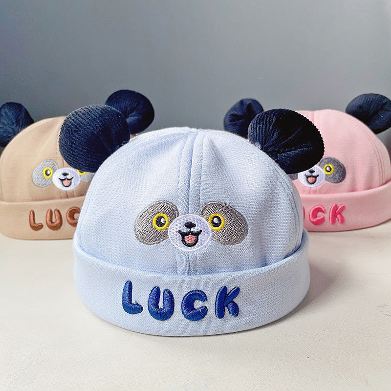 Children's Letter Chinese Landlord Hat Boys Princess Kids' Headwear