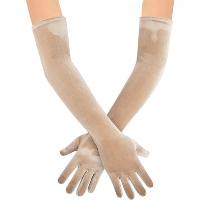 Women's Stage Performance Etiquette Retro Dance Winter Gloves