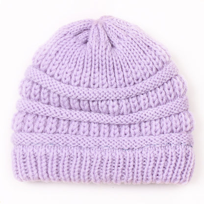 Children's Hat Warm Candy Color Boy Infant Kids' Headwear