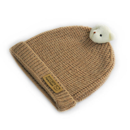 Children's Cat Brother Knitted Hat Cute Three-dimensional Kids' Headwear