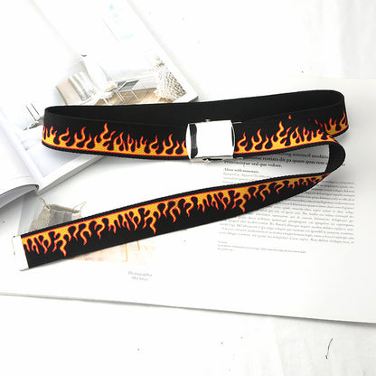 Men's Fashion Hip Hop Korean Canvas Personal Belts