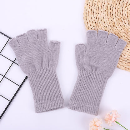 Fashion Acrylic Long Sleeve Screw Type Gloves