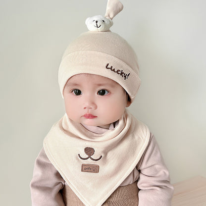 Hat Thin Born Beanie Triangular Binder Kids' Headwear