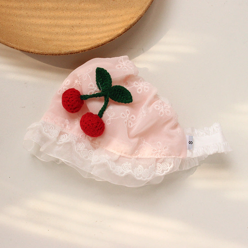 Hat Female Cradle Pure Cotton Hollow Out Kids' Headwear