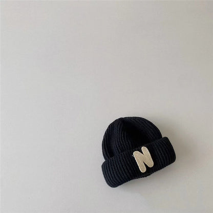 Children's Hat Boys Fashion Letters Skullcap Medium Kids' Headwear