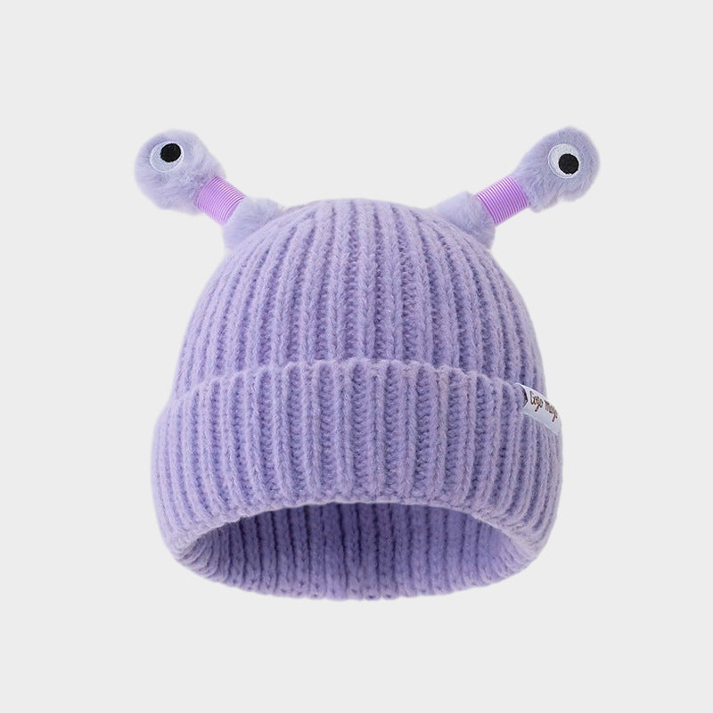 Children's Woolen Cute Cartoon Funny Tentacles Boys Warm Kids' Headwear