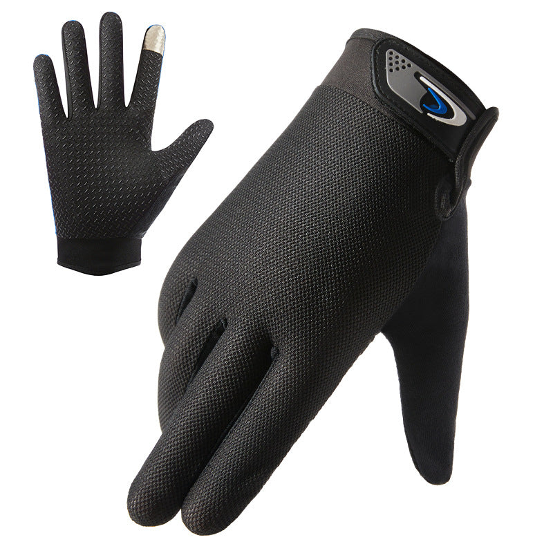 Men's Thin Breathable Cycling Half Finger Driving Gloves