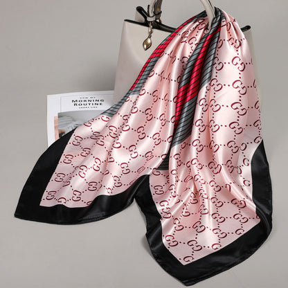 Large Kerchief Printed Female Mother's Outer Scarfs