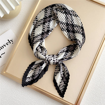 Women's Small Square Towel Versatile Decorative Silk Scarfs