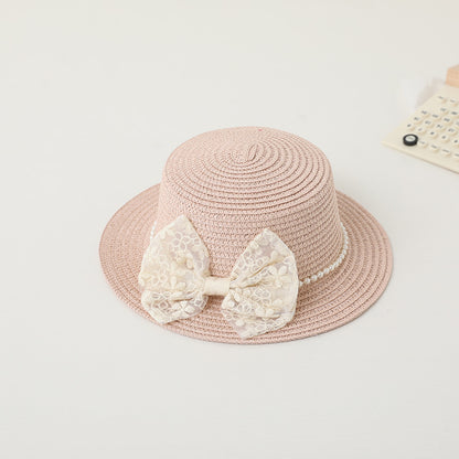 Children's Sun Hat Summer Straw Bag Set Kids' Headwear