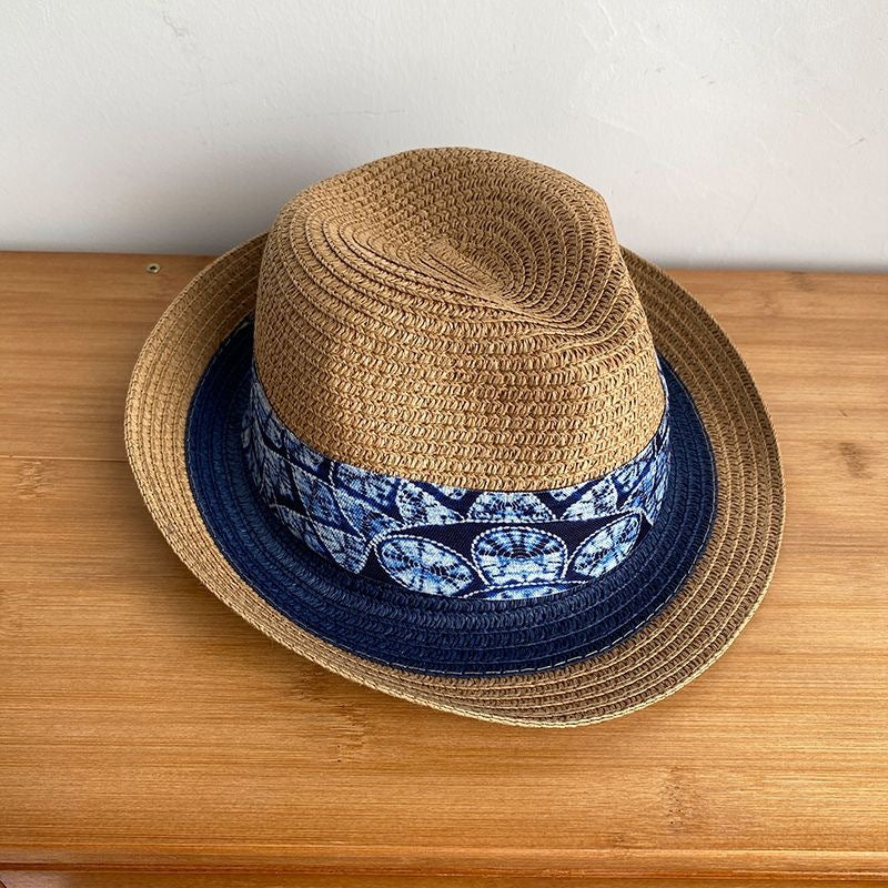 Women's Ethnic Style Big Brim Straw Hat Sun Protection Hats & Caps