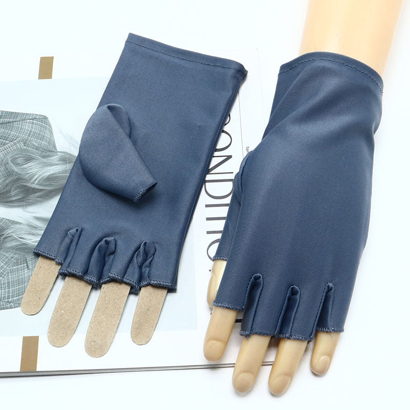 Women's Spandex Summer Solid Color Thin Jewelry Gloves