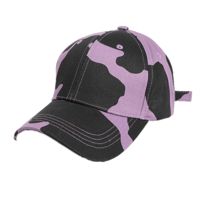 Women's & Men's Cartoon Cow Print Curved Brim Baseball Hats & Caps