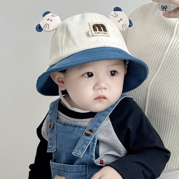 Hat Autumn Windproof Bucket Fashion Fisherman Kids' Headwear