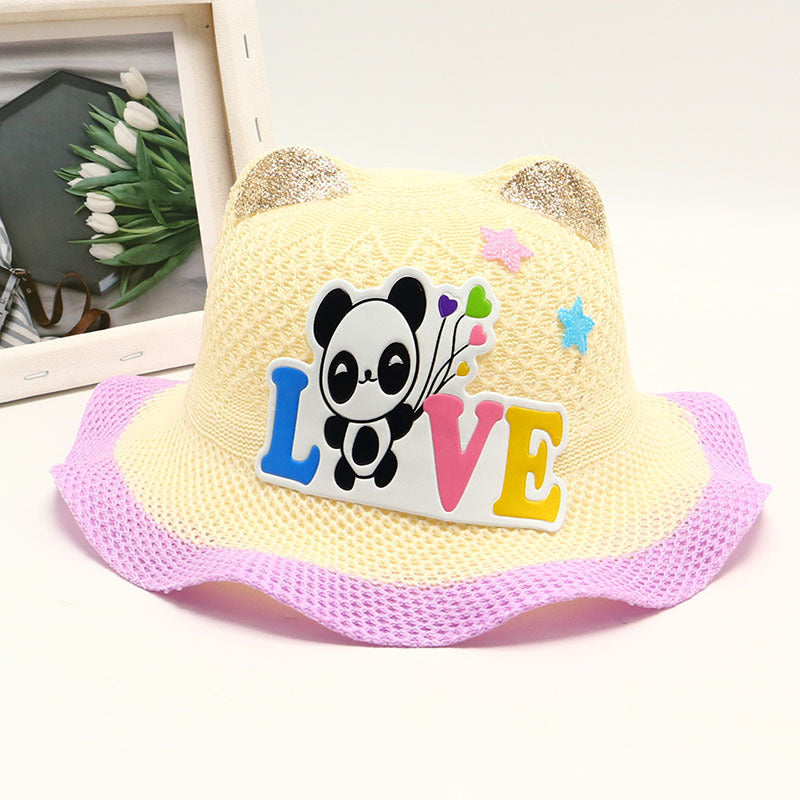 Children's Straw Summer Fisherman Boy Sun Protection The Kids' Headwear