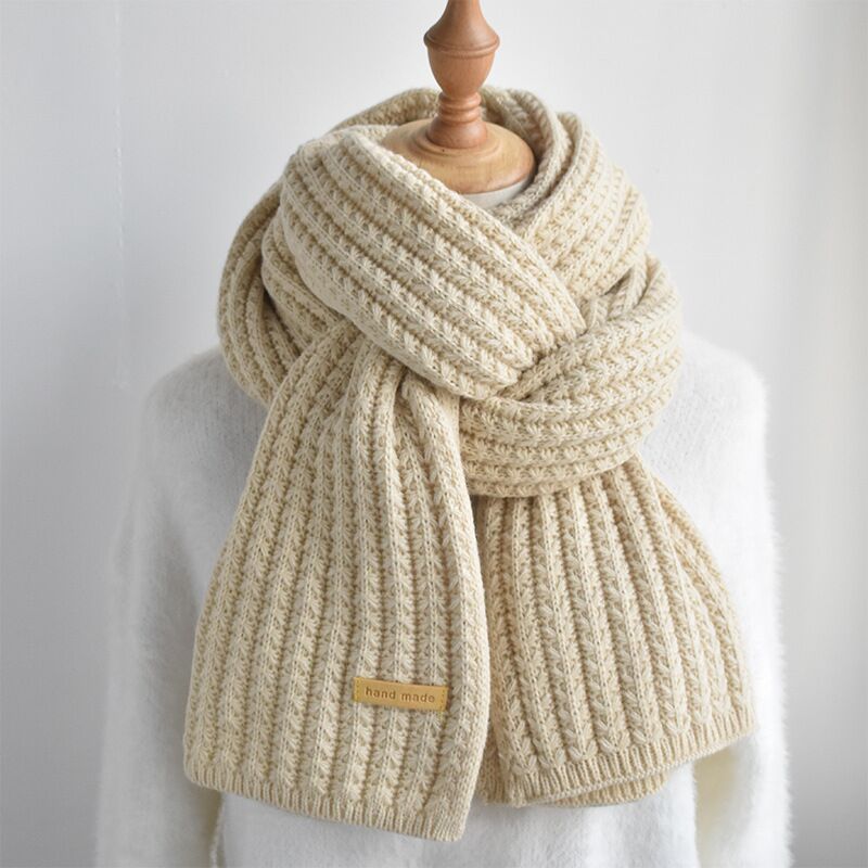 Women's & Men's Winter Wool Knitted Korean Style Versatile Scarfs