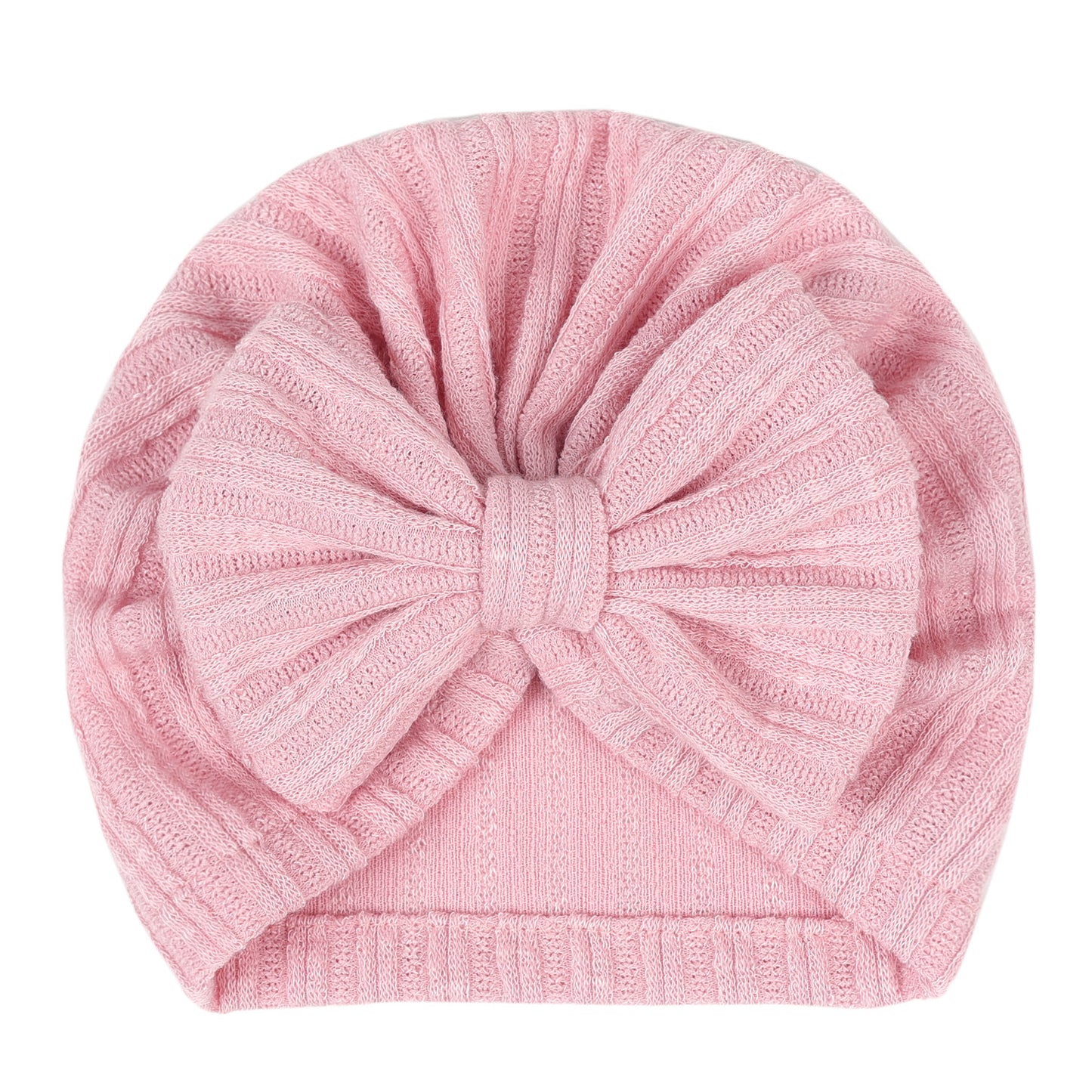 Children's Bow Hat Solid Color Breathable Vertical Kids' Headwear