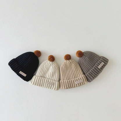 Children's Hat Winter Korean Style Thickened Warm Wool Kids' Headwear