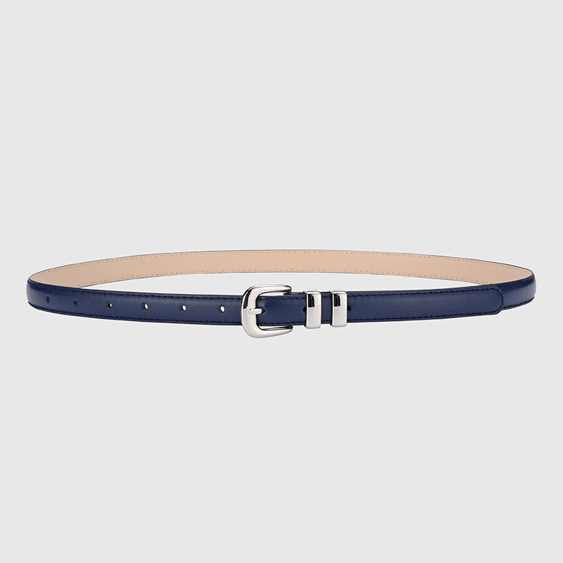 Women's Buckle Decorative Thin High Sense Simple Leisure Belts