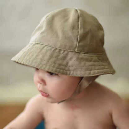 Children's Bucket Hat Sun Face Cover Summer Kids' Headwear