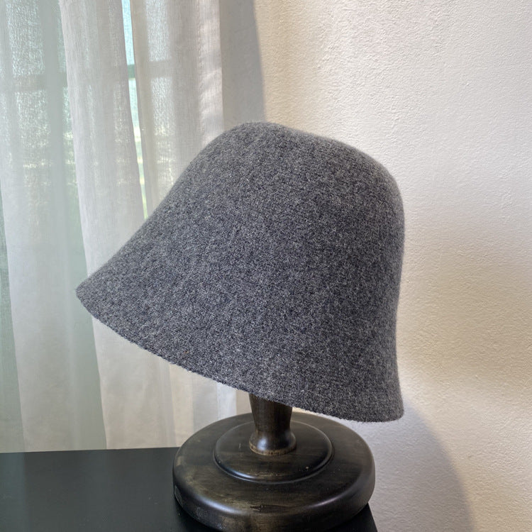 Women's Series Wool Bucket Hat Western Style Hats & Caps