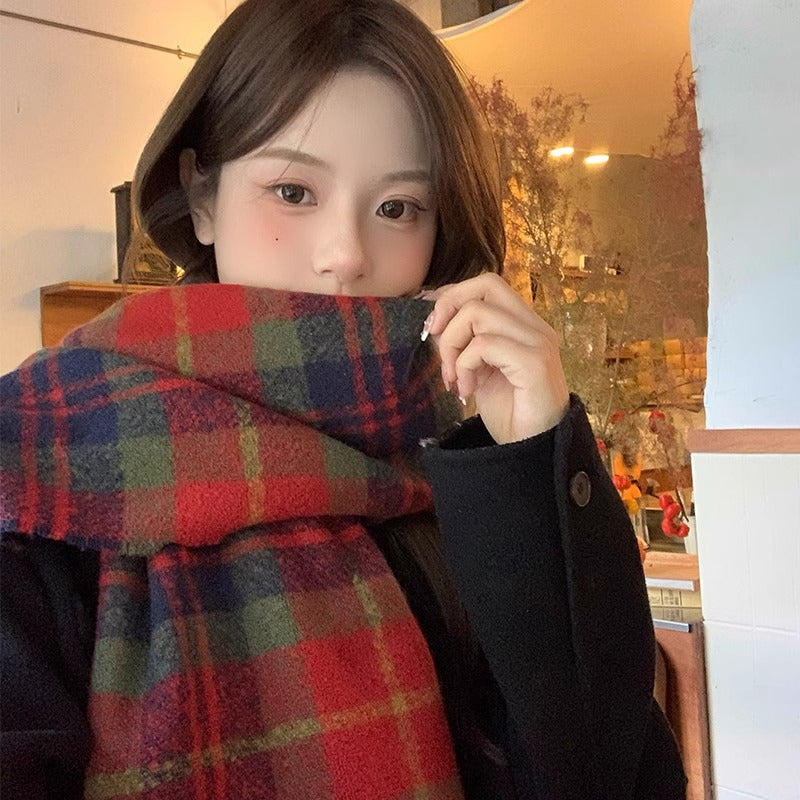 Korean Style Atmosphere Versatile Couple Cashmere Scarfs