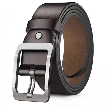 Men's Buckle Vintage Fashion Casual Real Cowhide Belts