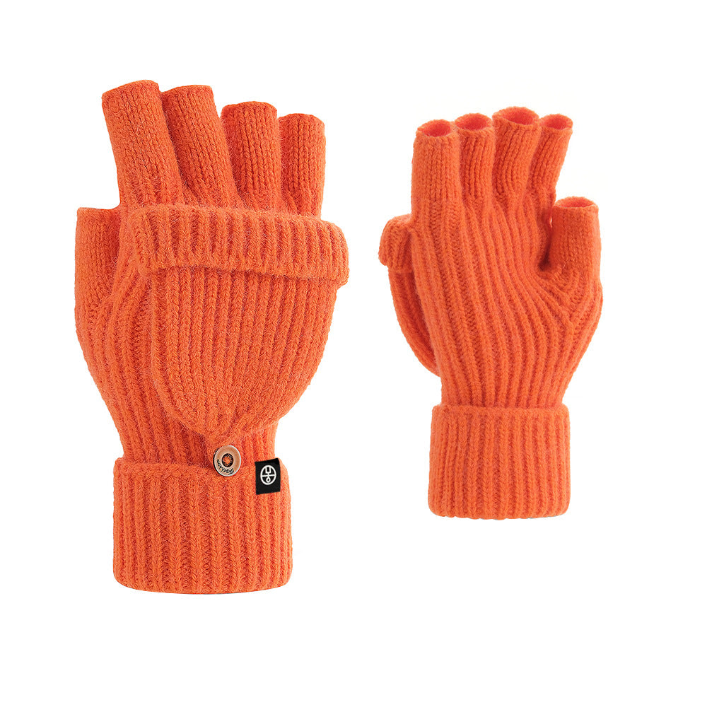 Touch Screen Warm Double Layer Thickened Gloves