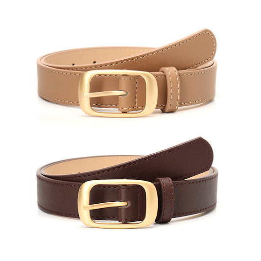 Women's Sense Pin Buckle Female Ornament Jeans Belts