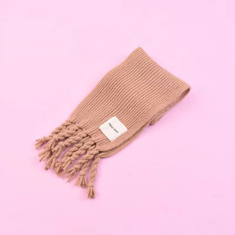 Women's Winter Korean High-grade Knitted Wool Twist Scarfs