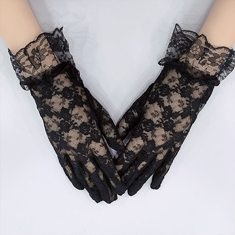 Lace Spiritual Love Wedding Halloween Lolita Costume Gloves