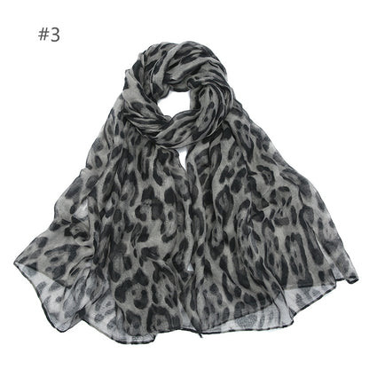 Women's Travel Sun Protection Voile Printed Classic Scarfs