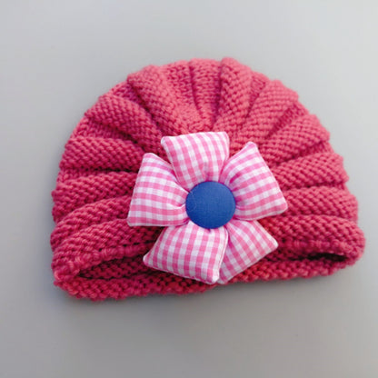 Children's Knitted Hat Warm Candy Color Boy Kids' Headwear