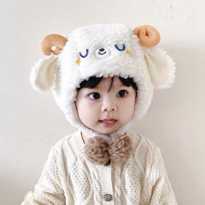 Super Cute Plush Sleeve Boys Infant Kids' Headwear