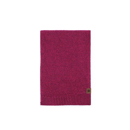 Women's & Men's Color Knitted Wool For Warm Soft Scarfs