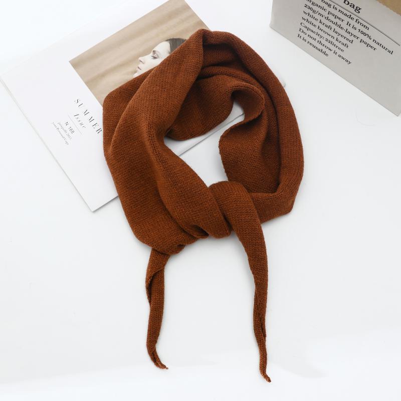 Women's Pure Color Warm Keeping Outerwear Decorative Scarfs