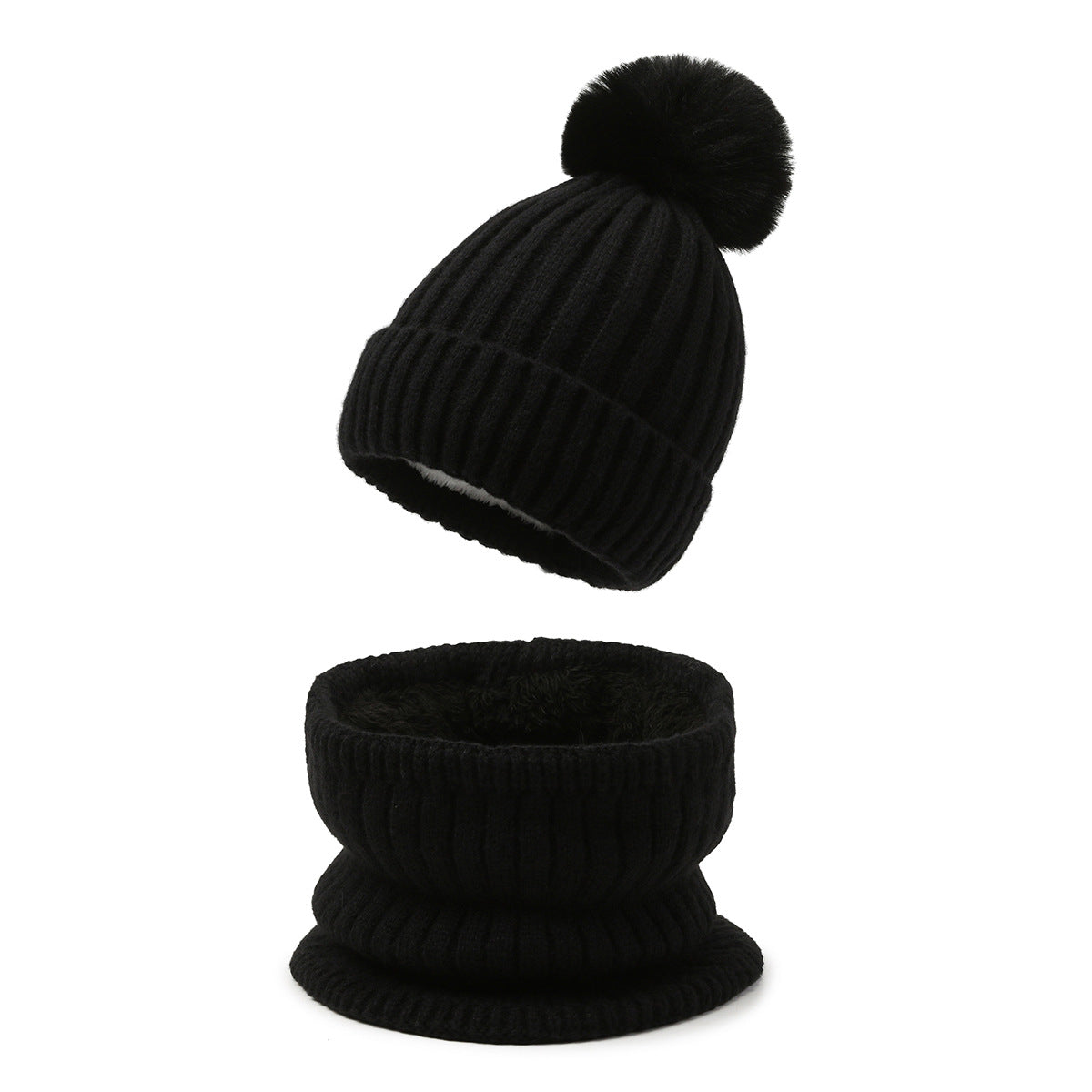 Pure Color Warm Keeping Woolen Winter Solid Hats & Caps