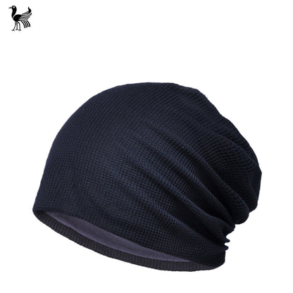 Women's Toque Thin Waffle Pure Color Cotton Fashion Hats & Caps