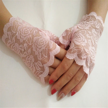 Creative Style Lace Fashion Wedding Dress Decoration Half Gloves