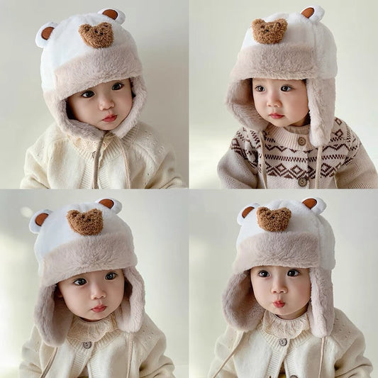 Hat Winter Cute Super Months Male Female Kids' Headwear