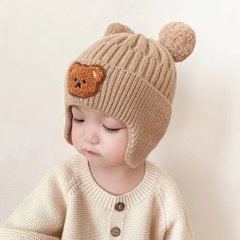 Knitted Earmuffs Winter Thickened Warm Wool Kids' Headwear