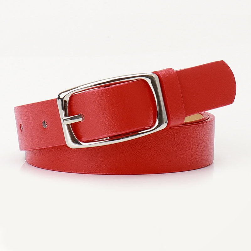 Women's Korean Style Trendy Wild Pin Buckle Belts