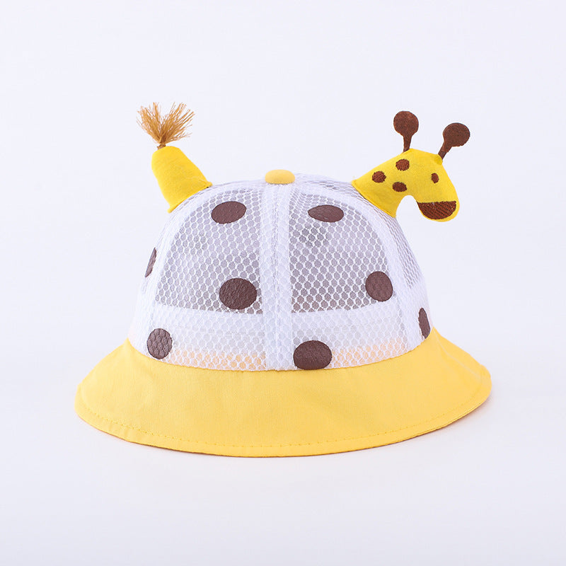 Children's Protection Hat Mask Autumn Giraffe Bucket Kids' Headwear