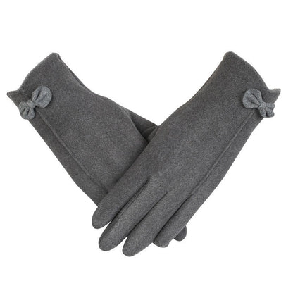 Women's & Men's Fashion Outdoor Riding Fleece-lined Thickened Cold Gloves