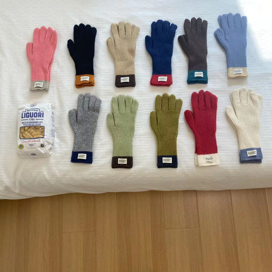 Touch Screen Finger Five Warm Female Gloves