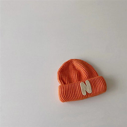 Children's Hat Boys Fashion Letters Skullcap Medium Kids' Headwear