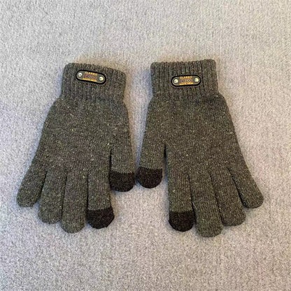 Men's Thickened Cold Protection Thermal Touch Screen Gloves