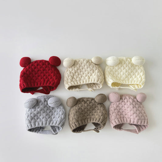 Beautiful Hat Cute Infants Woolen Earmuffs Kids' Headwear