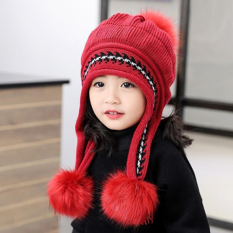 Hat Cute Fashion Princess Fleece-lined Warm Hats & Caps